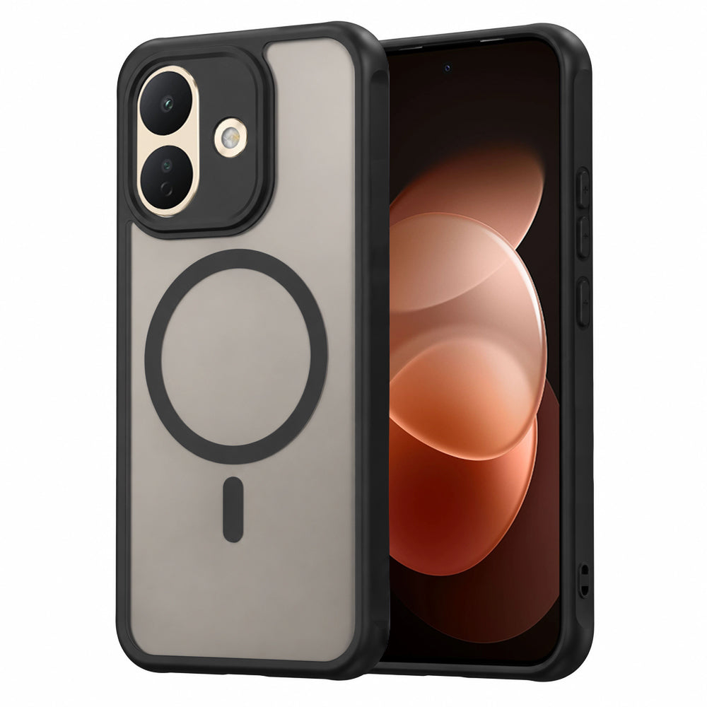 MagSafe-cover til Xiaomi Redmi Note 17 Pro, Techsuit, HaloFrost II, sort