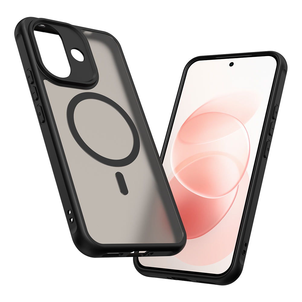 MagSafe-cover til Xiaomi Redmi Note 17 Pro, Techsuit, HaloFrost II, sort