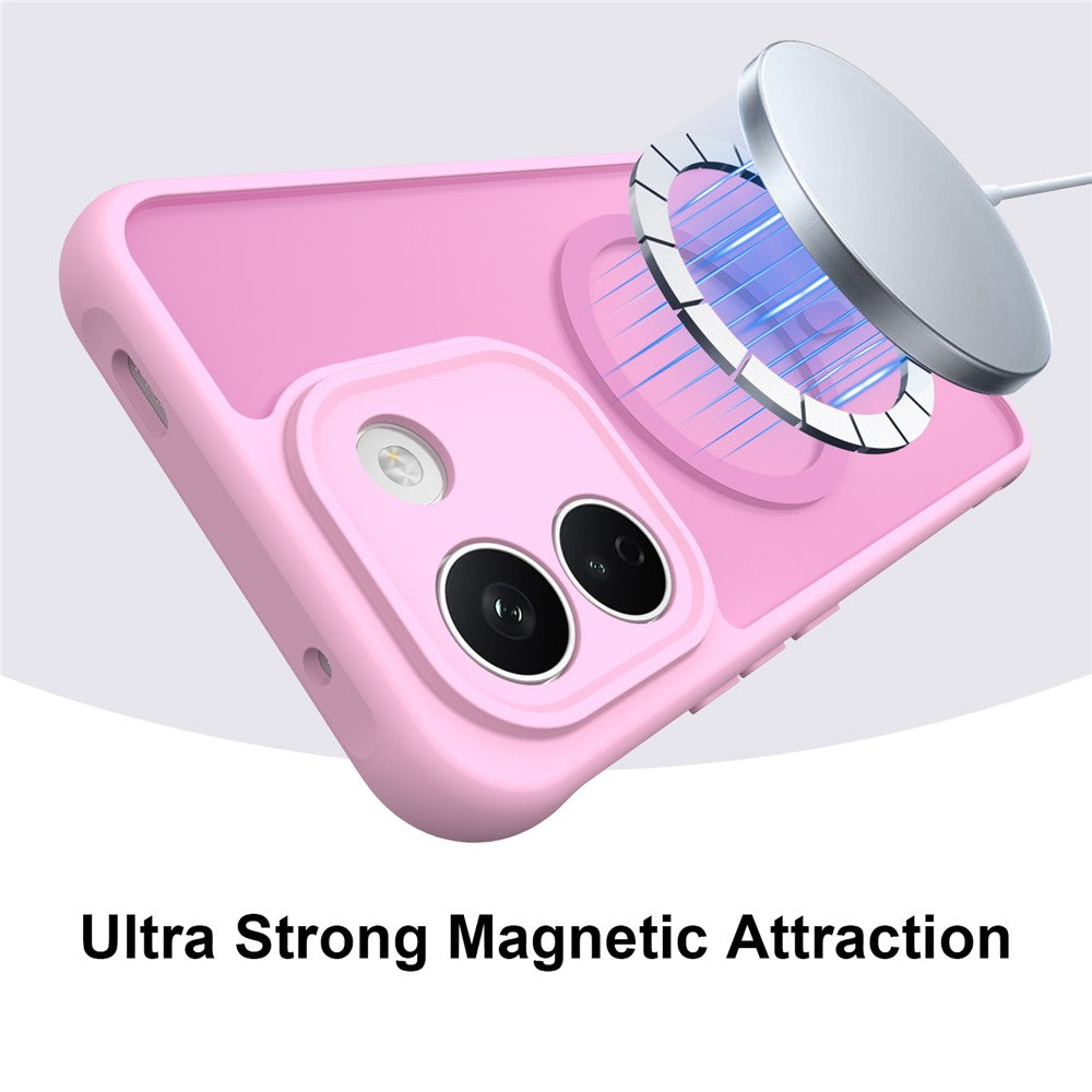 MagSafe-cover til Xiaomi Redmi Note 17 Pro, Techsuit, HaloFrost II, lyserød