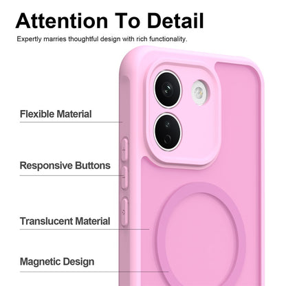 MagSafe-cover til Xiaomi Redmi Note 17 Pro, Techsuit, HaloFrost II, lyserød