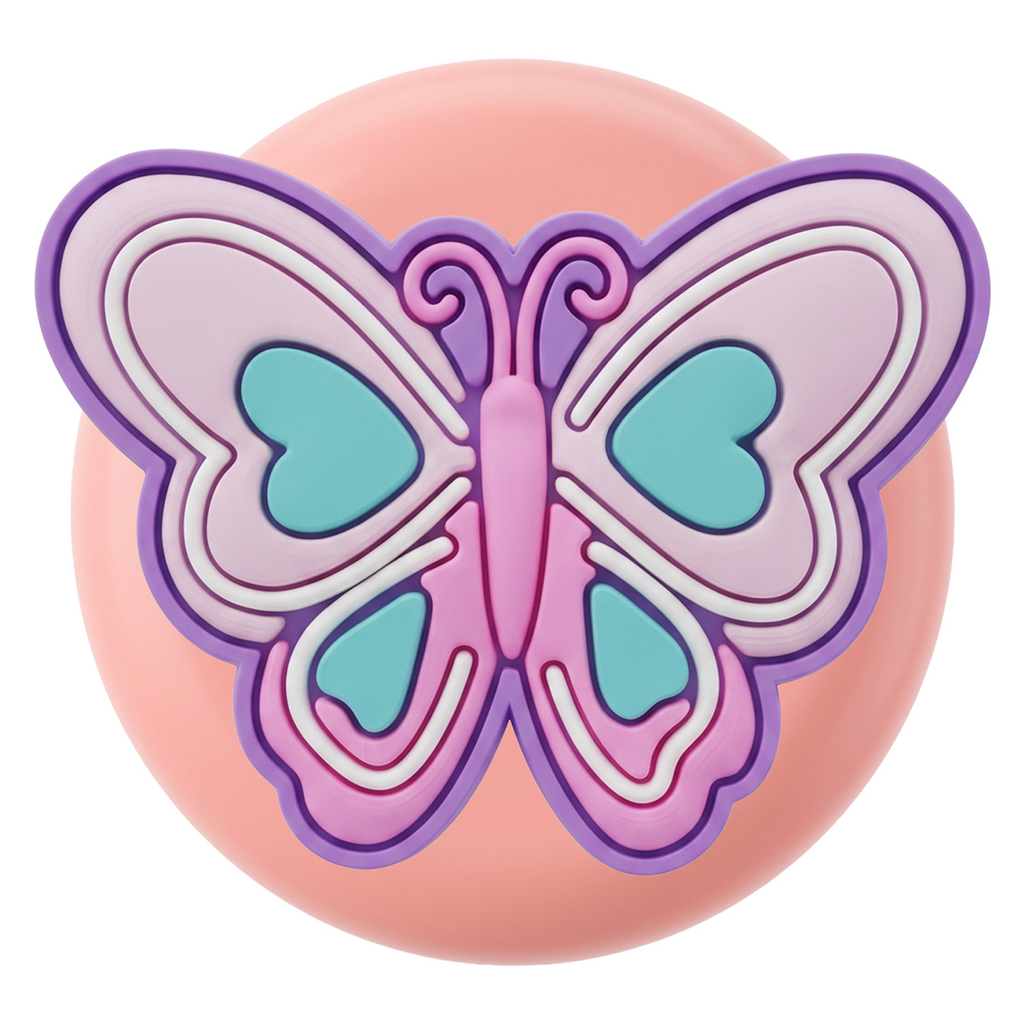 OEM Butterfly-etui til Apple AirTag, sæt med 3 stk., multifarvet