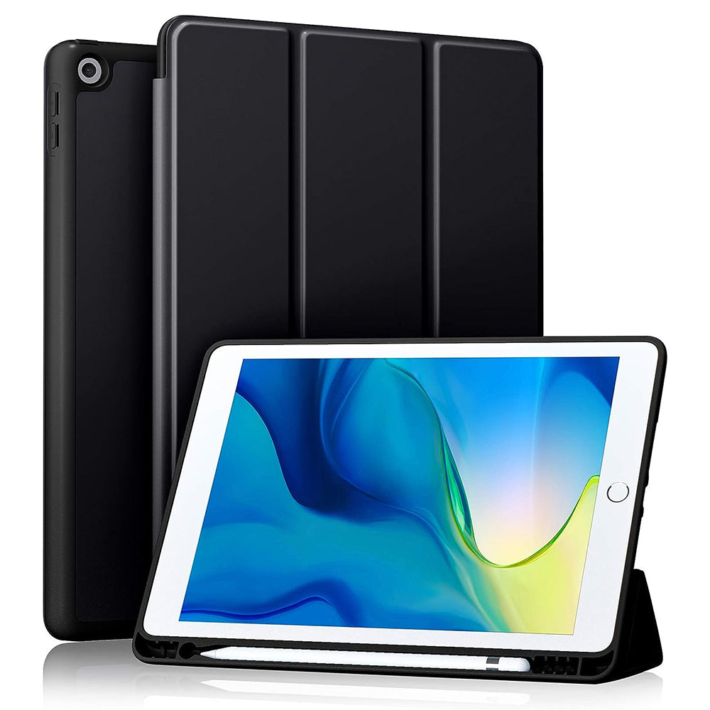 Cover til Apple iPad 10.2 (2021) / 10.2 (2020) / 10.2 (2019), Techsuit, Flex Trifold, Sort