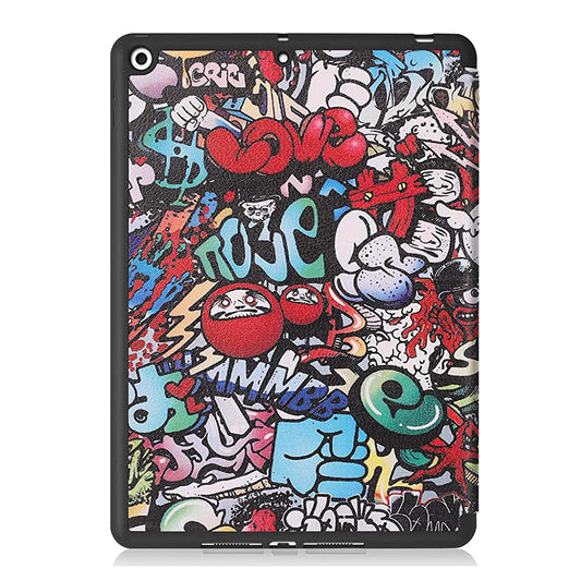 Cover til Apple iPad 10.2 (2021) / 10.2 (2020) / 10.2 (2019), Techsuit, FoldPro, Multifarvet