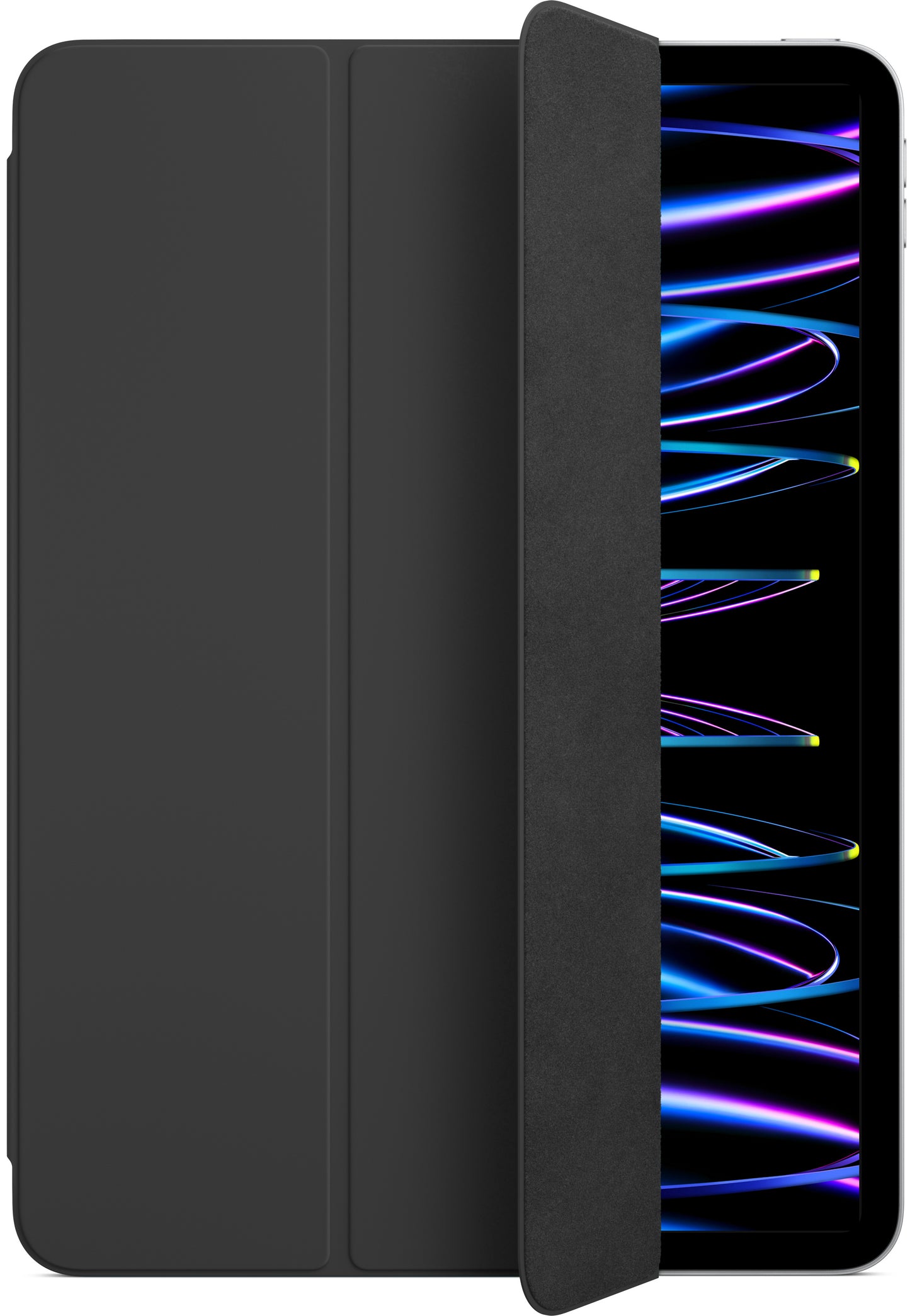 Case for Apple iPad Pro 12.9 (2022) / Pro 12.9 (2021) / Pro 12.9 (2020) / Pro 12.9 (2018), Smart Folio, Black MJMG3ZM/A