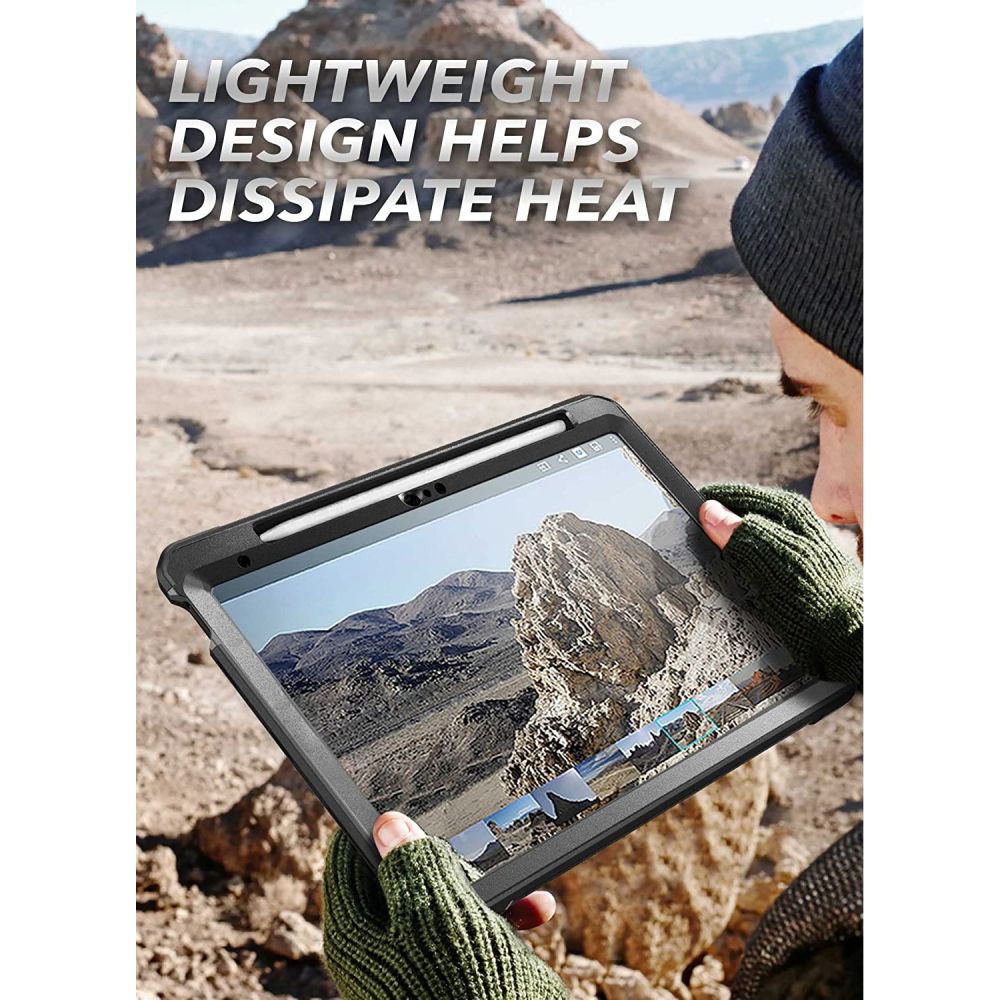 Cover til Apple iPad (2025) / iPad (2022), Supcase, Unicorn Beetle Pro, Sort