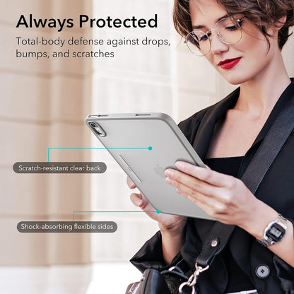 Etui til Apple iPad (2025) / (2022), ESR, Ascend Hybrid, Grå