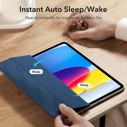 Etui til Apple iPad (2025) / (2022), ESR, Rebound, Marineblå