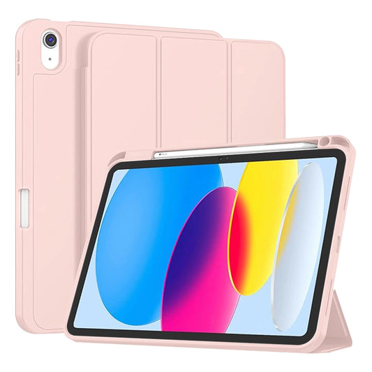 Cover til Apple iPad (2025) / (2022), Techsuit, Flex Trifold, Pink