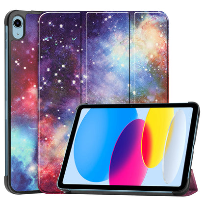 Cover til Apple iPad (2025) / (2022), Techsuit, FoldPro Galaxy, Multifarvet