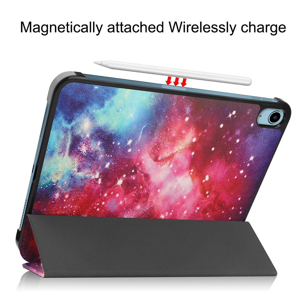 Cover til Apple iPad (2025) / (2022), Techsuit, FoldPro Unicorn, Multifarvet