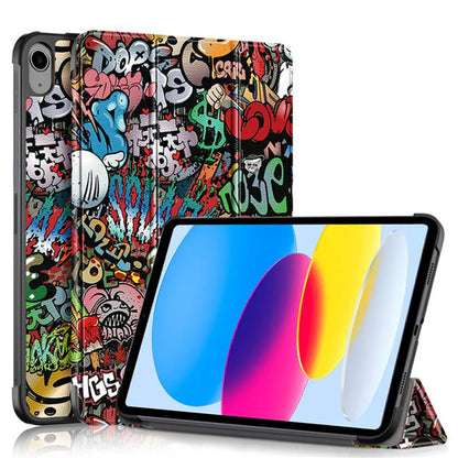 Cover til Apple iPad (2025) / (2022), Techsuit, FoldPro Urban Vibe, Multicolor