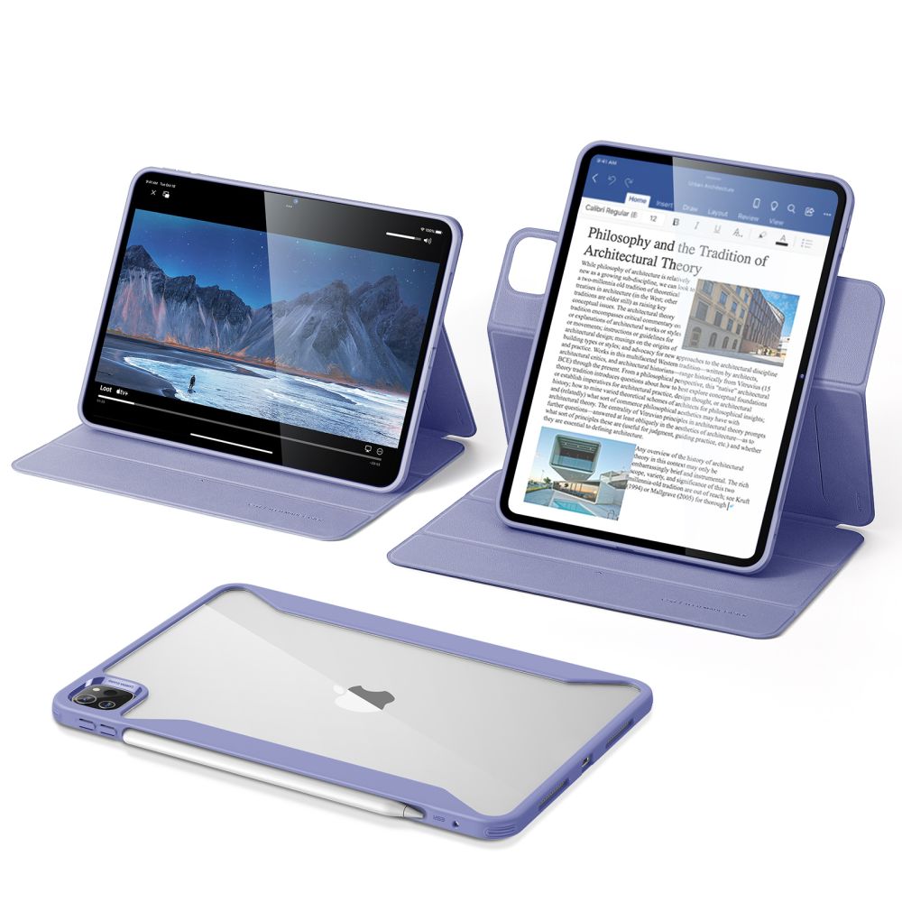 Etui til Apple iPad Pro 13 (2024), ESR, Rebound Hybrid, Lilla
