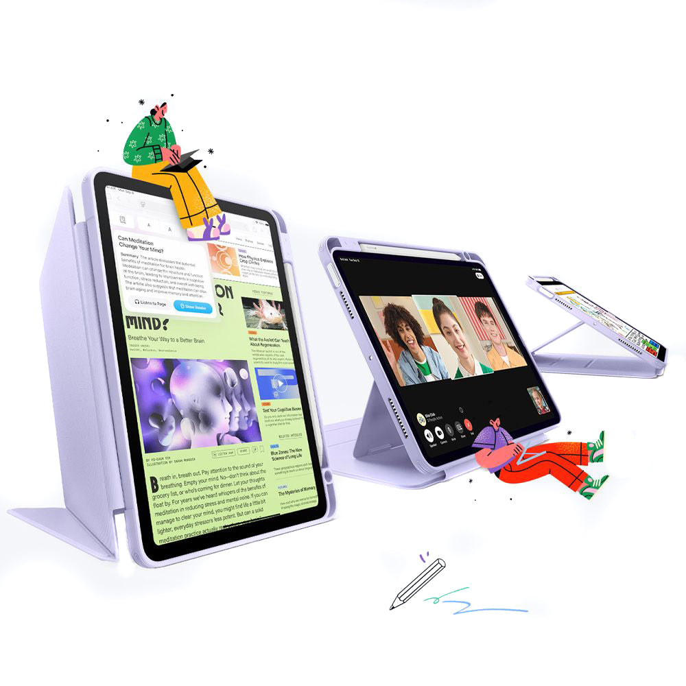 Etui til Apple iPad Air 11 (2025) / Air 11 (2024) / Air (2022) / Air (2020), ESR, Flip Hybrid, Violet