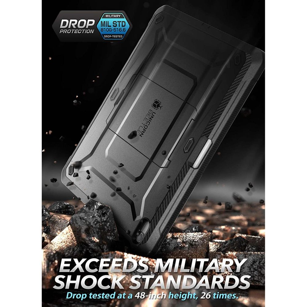 Cover til Apple iPad (2025) / iPad (2022), Supcase, Unicorn Beetle Pro, Sort