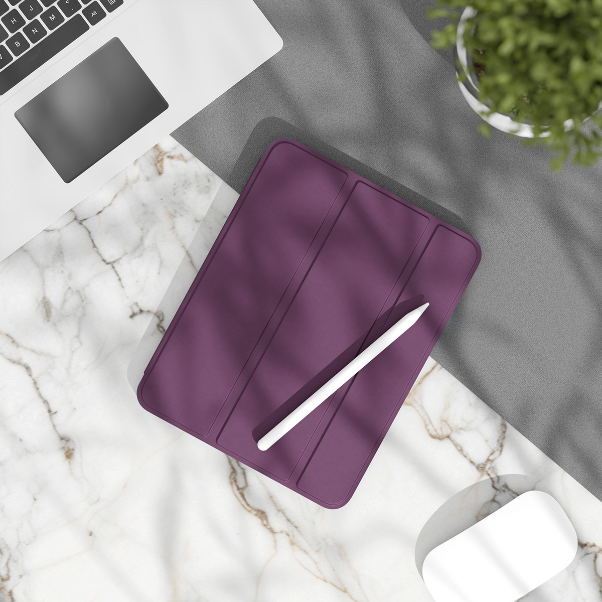 Etui til Apple iPad (2026) / (2025) / (2022), Etteri, bordeauxrød