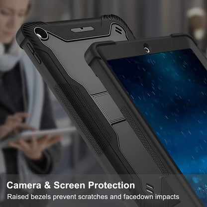 Cover til Apple iPad 9.7 (2018) / 9.7 (2017), Techsuit, Rugged TabShell, Sort
