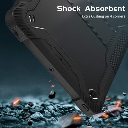 Cover til Apple iPad 9.7 (2018) / 9.7 (2017), Techsuit, Rugged TabShell, Sort