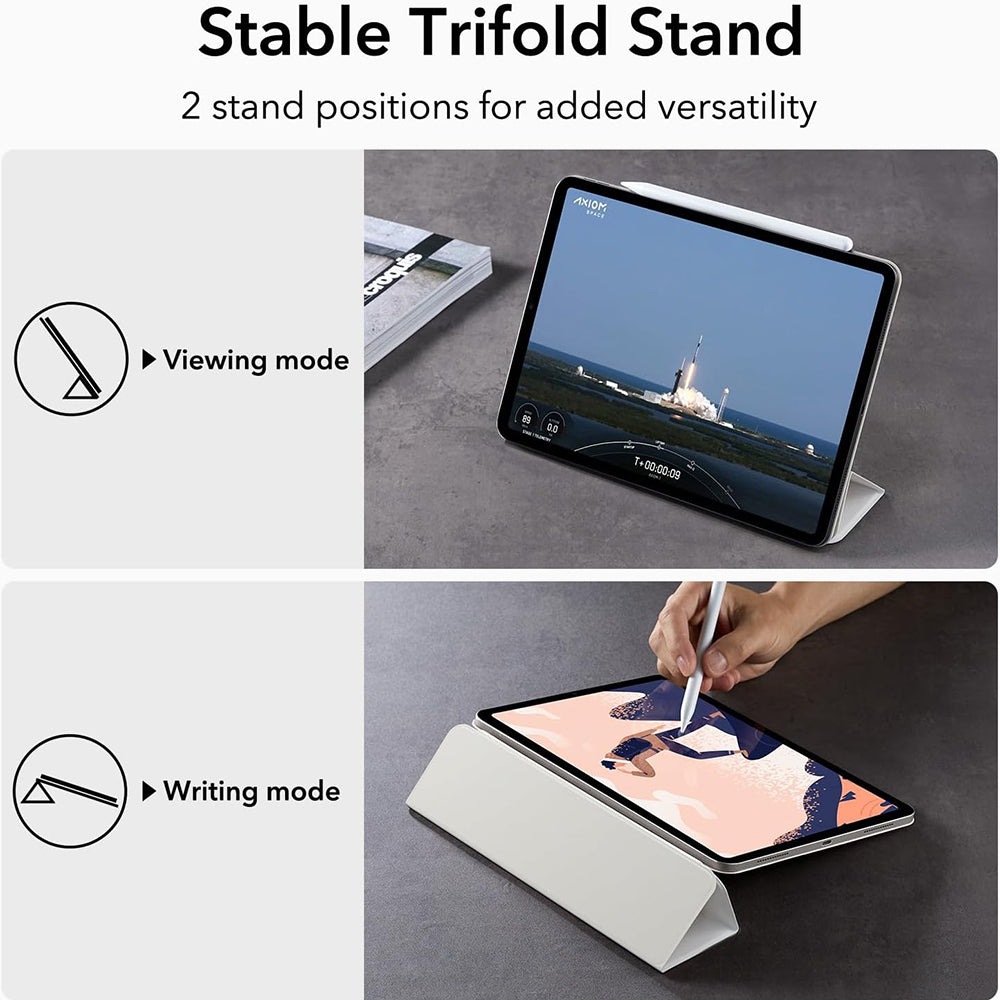 Etui til Apple iPad Air 11 (2024) / Air (2022) / Air (2020) / Pro 11 (2018), ESR, Rebound, Hvid