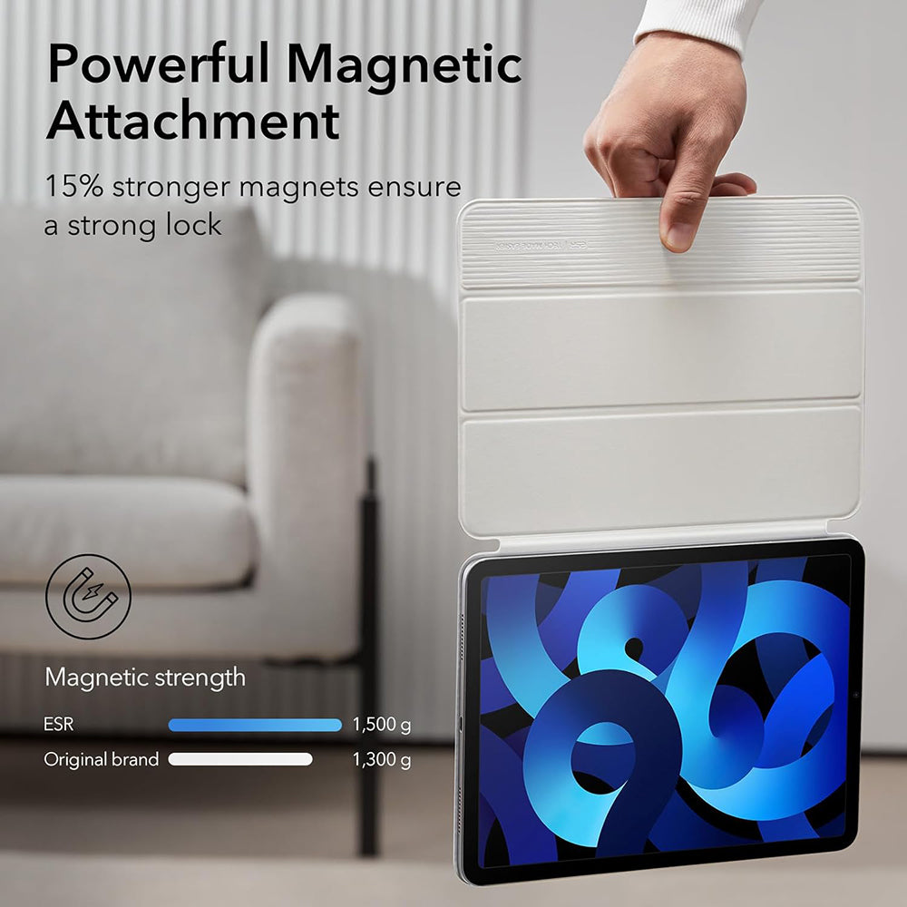 Etui til Apple iPad Air 11 (2024) / Air (2022) / Air (2020) / Pro 11 (2018), ESR, Rebound, Hvid