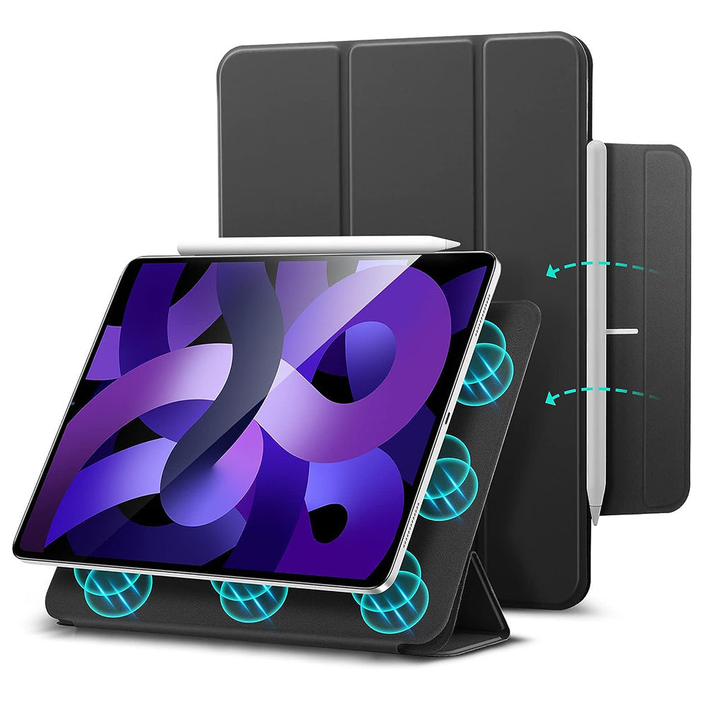 Cover til Apple iPad Air 11 (2024) / Air (2022) / Air (2020) / Pro 11 (2018), ESR, Rebound, Sort