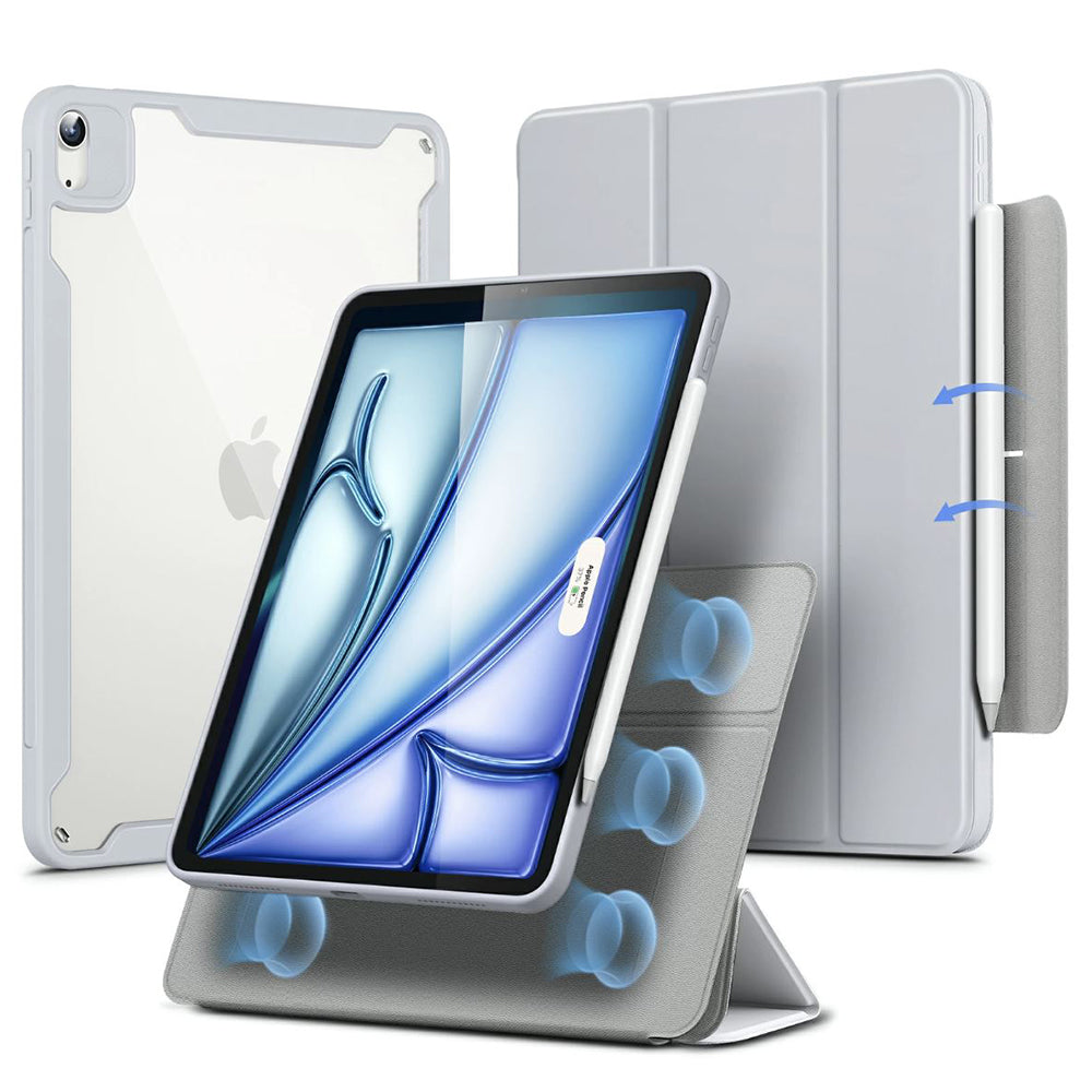 Cover til Apple iPad Air 11 (2026) / iPad Air 11 (2025) / Air 11 (2024) / Air (2022) / Air (2020), ESR, Rebound Hybrid, Grå