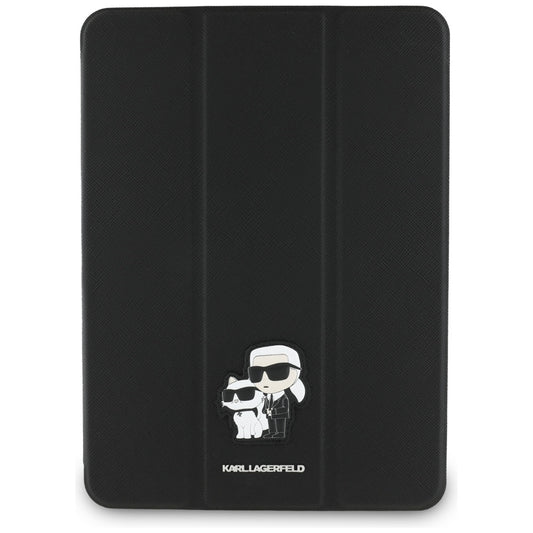 Etui til Apple iPad Air 11 (2025) / Air 11 (2024), Karl Lagerfeld, Saffiano Karl & Choupette, Sort