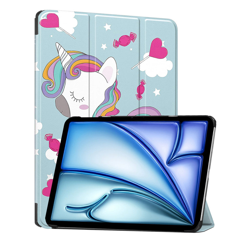 Cover til Apple iPad Air 11 (2026) / iPad Air 11 (2025) / Air 11 (2024), Techsuit, FoldPro Unicorn, Multifarvet