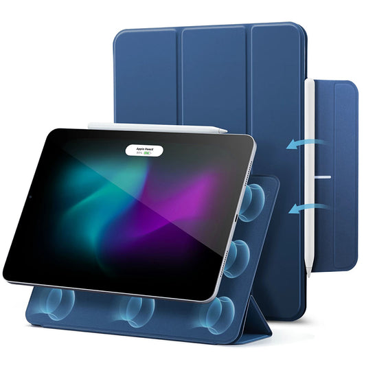 Cover til Apple iPad Air 13 (2026) / Air 13 (2025) / Air 13 (2024) / Pro 12.9 (2022) / Pro 12.9 (2021), ESR, Rebound, Mørkeblå
