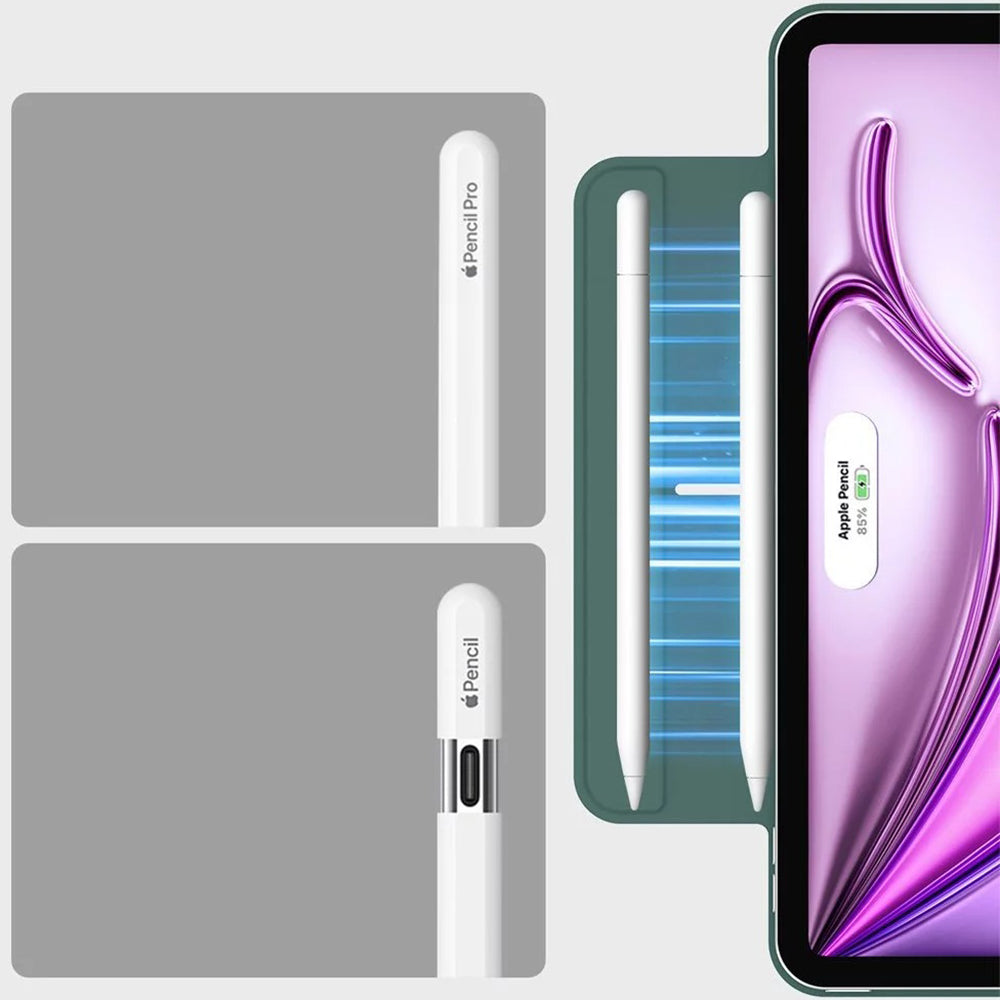 Cover til Apple iPad Air 13 (2026) / Air 13 (2025) / Air 13 (2024) / Pro 12.9 (2022) / Pro 12.9 (2021), ESR, Rebound, Satin Grøn
