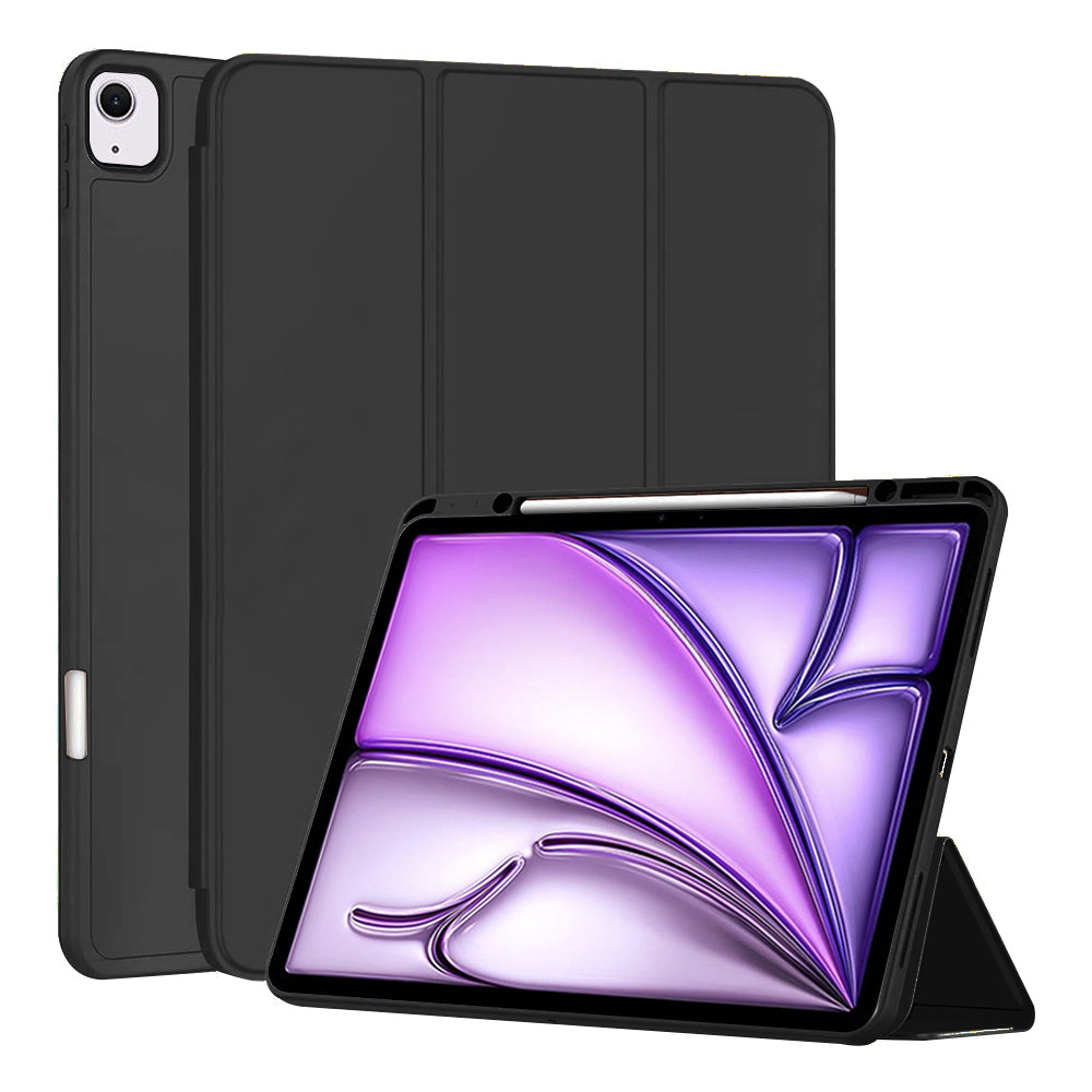 Cover til Apple iPad Air 13 (2026) / Air 13 (2025) / Air 13 (2024), Techsuit, Flex Trifold, Sort