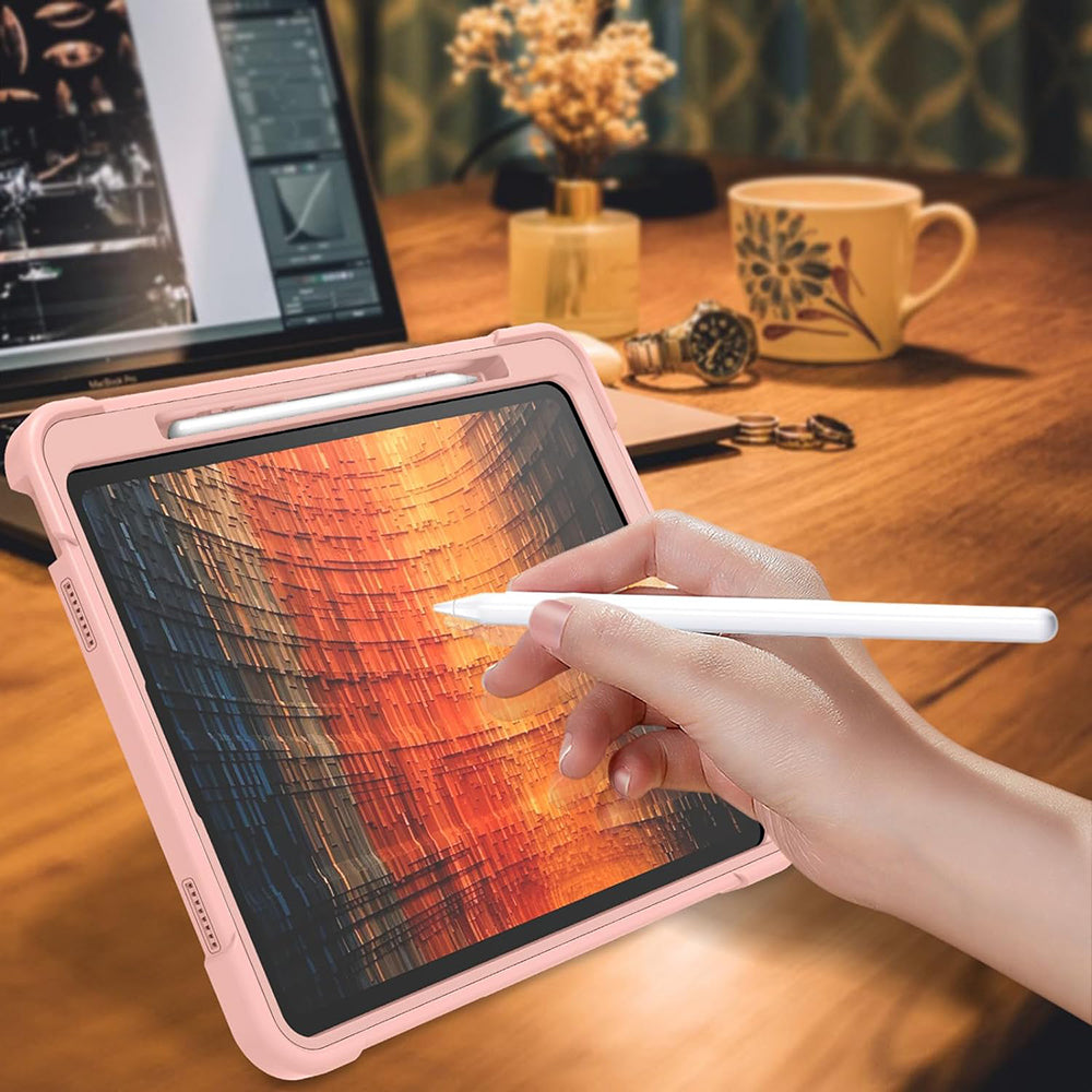 Cover til Apple iPad Air 13 (2026) / Air 13 (2025) / Air 13 (2024), Techsuit, Rugged TabShell, Sort