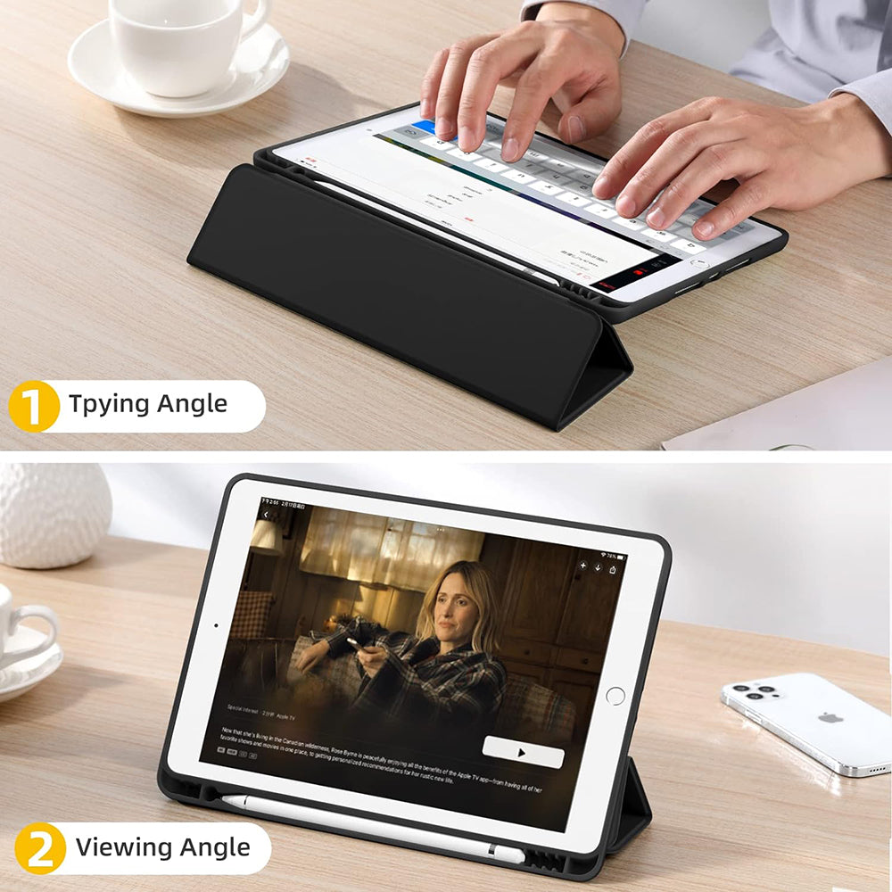 Cover til Apple iPad Air (2019) / Pro 10.5 (2017), Techsuit, Flex Trifold, Sort