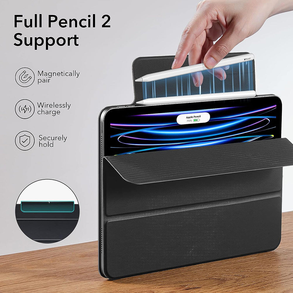 Etui til Apple iPad Pro 11 (2022) / Pro 11 (2021) / Pro 11 (2020) / Pro 11 (2018), ESR, Rebound, Sort