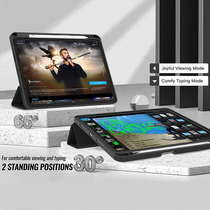 Cover til Apple iPad Pro 11 (2022) / Pro 11 (2021) / Pro 11 (2020) / Pro 11 (2018), Techsuit, Flex Trifold, Sort