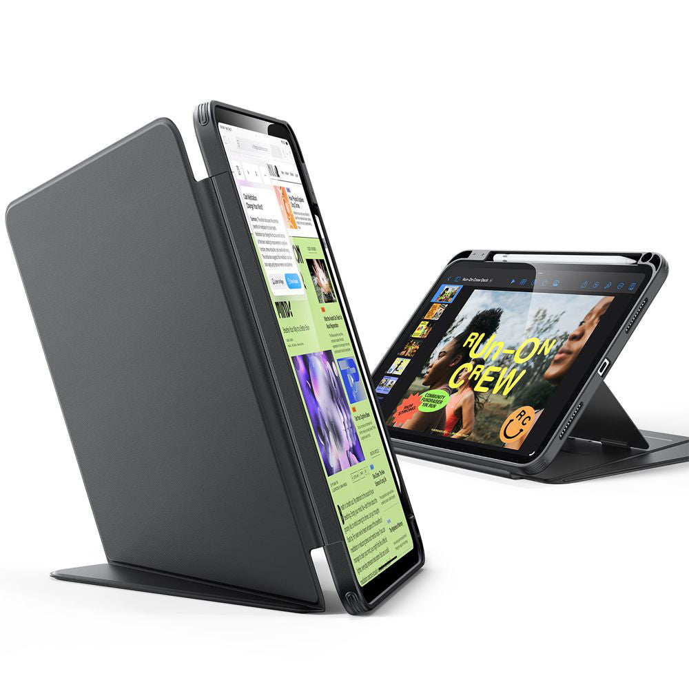Etui til Apple iPad Pro 11 (2024), ESR, Flip Hybrid med blyantholder, Sort