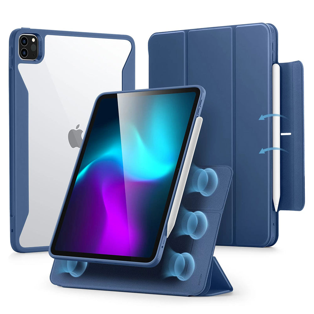 Case for Apple iPad Pro 11 (2024), ESR, Rebound Hybrid, Navy Blue