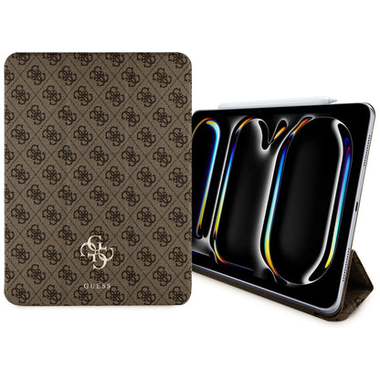 Etui til Apple iPad Pro 11 (2024), Guess, 4G Big Logo, Brun