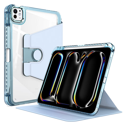 Cover til Apple iPad Pro 11 (2024), Techsuit, Crystal Vision, Blå