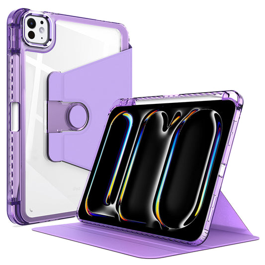 Cover til Apple iPad Pro 11 (2024), Techsuit, Crystal Vision, Lilla