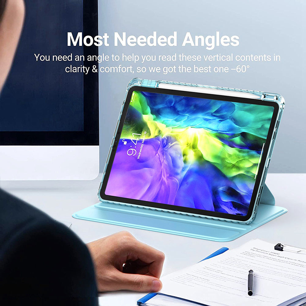 Cover til Apple iPad Pro 11 (2024), Techsuit, Crystal Vision, Sort