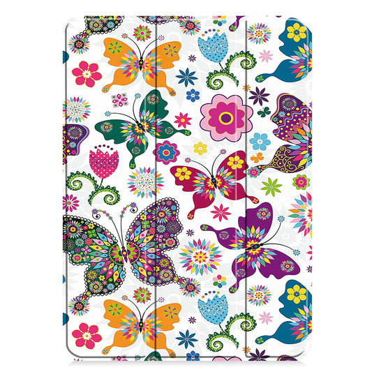 Cover til Apple iPad Pro 11 (2024), Techsuit, FoldPro Butterfly, Multifarvet