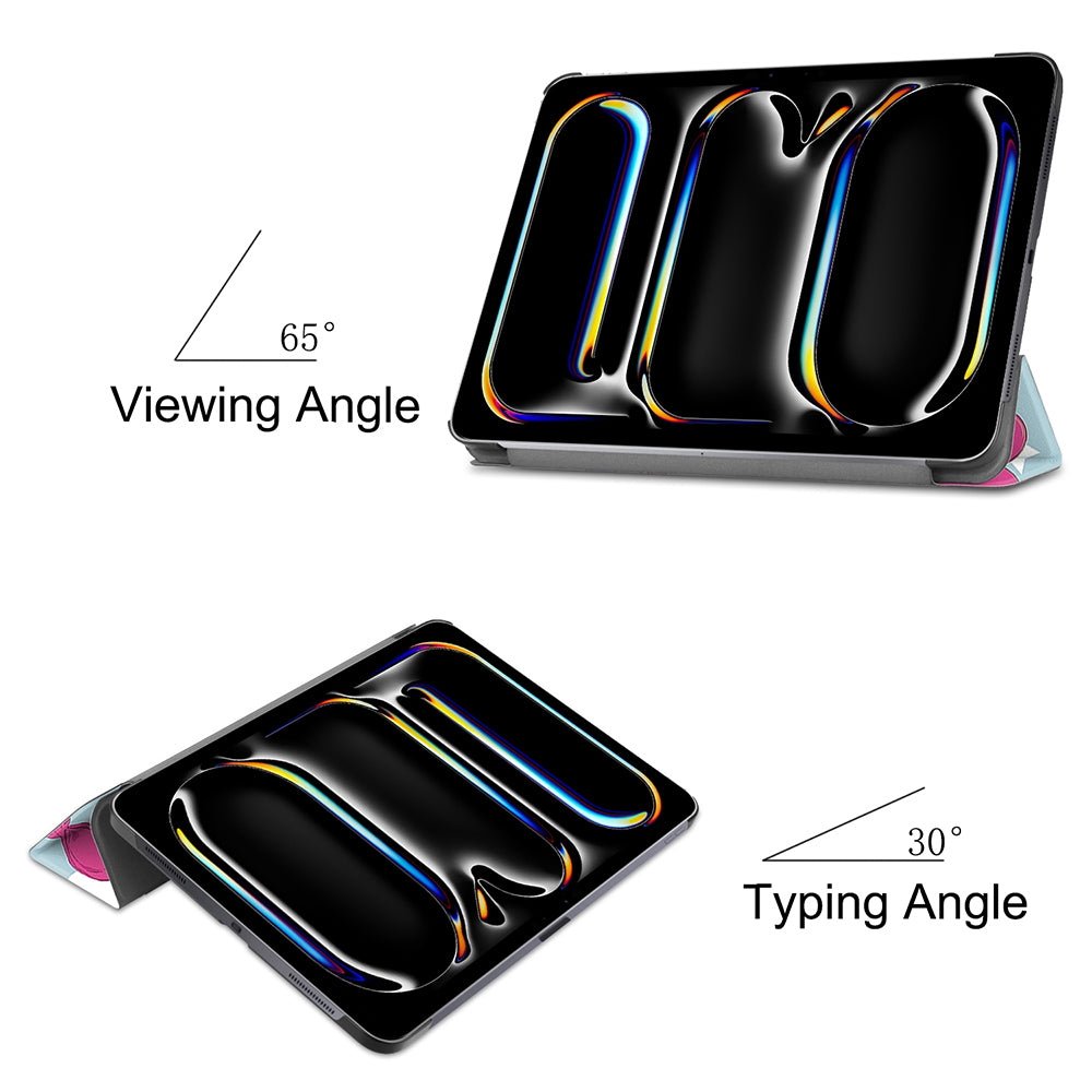 Cover til Apple iPad Pro 11 (2024), Techsuit, FoldPro Unicorn, Multifarvet