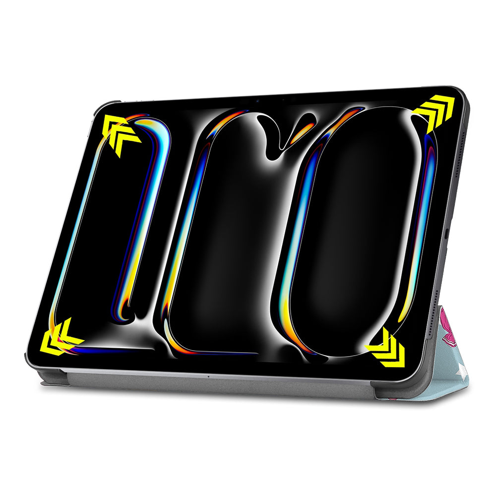 Cover til Apple iPad Pro 11 (2024), Techsuit, FoldPro Unicorn, Multifarvet
