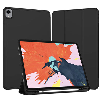 Cover til Apple iPad Pro 12.9 (2022) / Pro 12.9 (2021) / Pro 12.9 (2020) / Pro 12.9 (2018), Techsuit, Flex Trifold, Sort