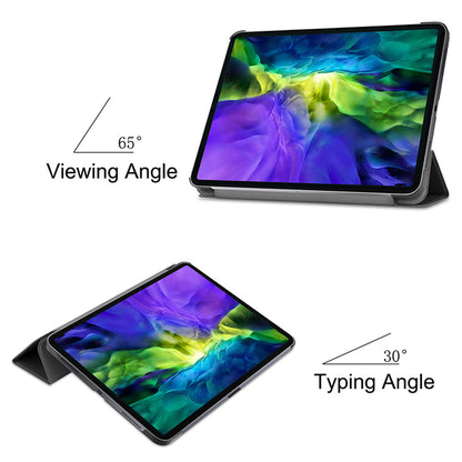 Cover til Apple iPad Pro 12.9 (2022) / Pro 12.9 (2021) / Pro 12.9 (2020) / Pro 12.9 (2018), Techsuit, FoldPro, Sort