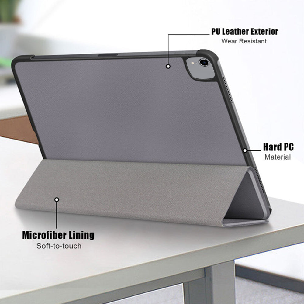 Cover til Apple iPad Pro 12.9 (2022) / Pro 12.9 (2021) / Pro 12.9 (2020) / Pro 12.9 (2018), Techsuit, FoldPro, Sort