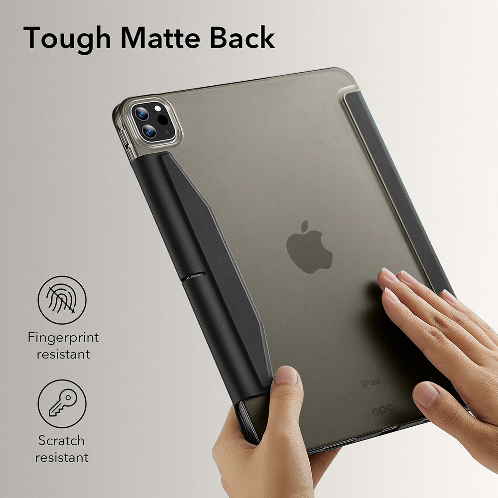 Etui til Apple iPad Pro 13 (2024), ESR, Ascend Trifold, Sort Satineret