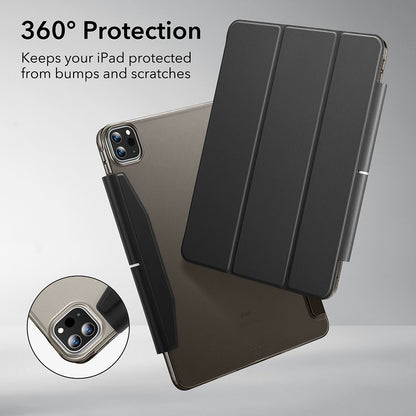Etui til Apple iPad Pro 13 (2024), ESR, Ascend Trifold, Sort Satineret