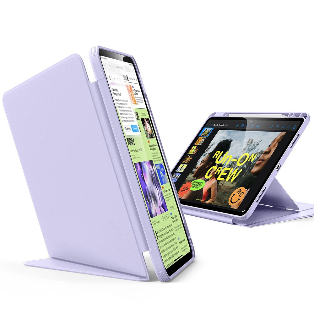 Cover til Apple iPad Pro 13 (2024), ESR, Flip Hybrid med blyantholder, Lilla