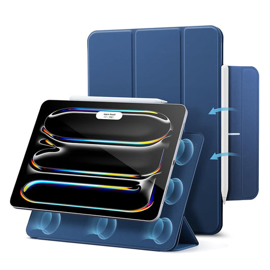 Cover til Apple iPad Pro 13 (2024), ESR, Rebound, Mørkeblå